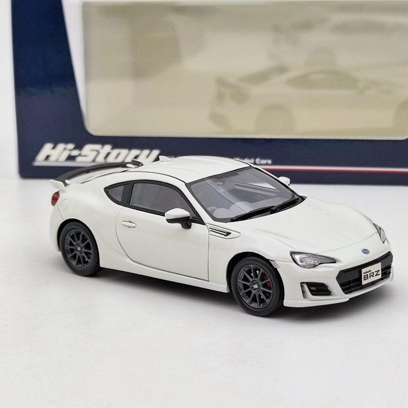 Hi-Story 1/43 Subaru BRZ 2.0 GT 2016 White HS322WH Resin