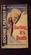 Richard Prather, "Darling, It's Death," 1963, Gold Medal k1279, G+, 