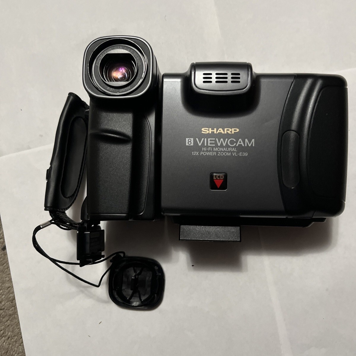 Sharp Viewcam VL-E39U 8mm Video 8 Camcorder No Charger, No