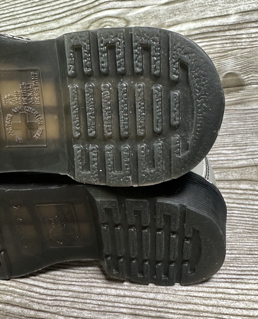 Dr. Martens Women’s Docs Leather Pascal Silver 8 Eyelet Combat Boots Size 5 thumbnail 12