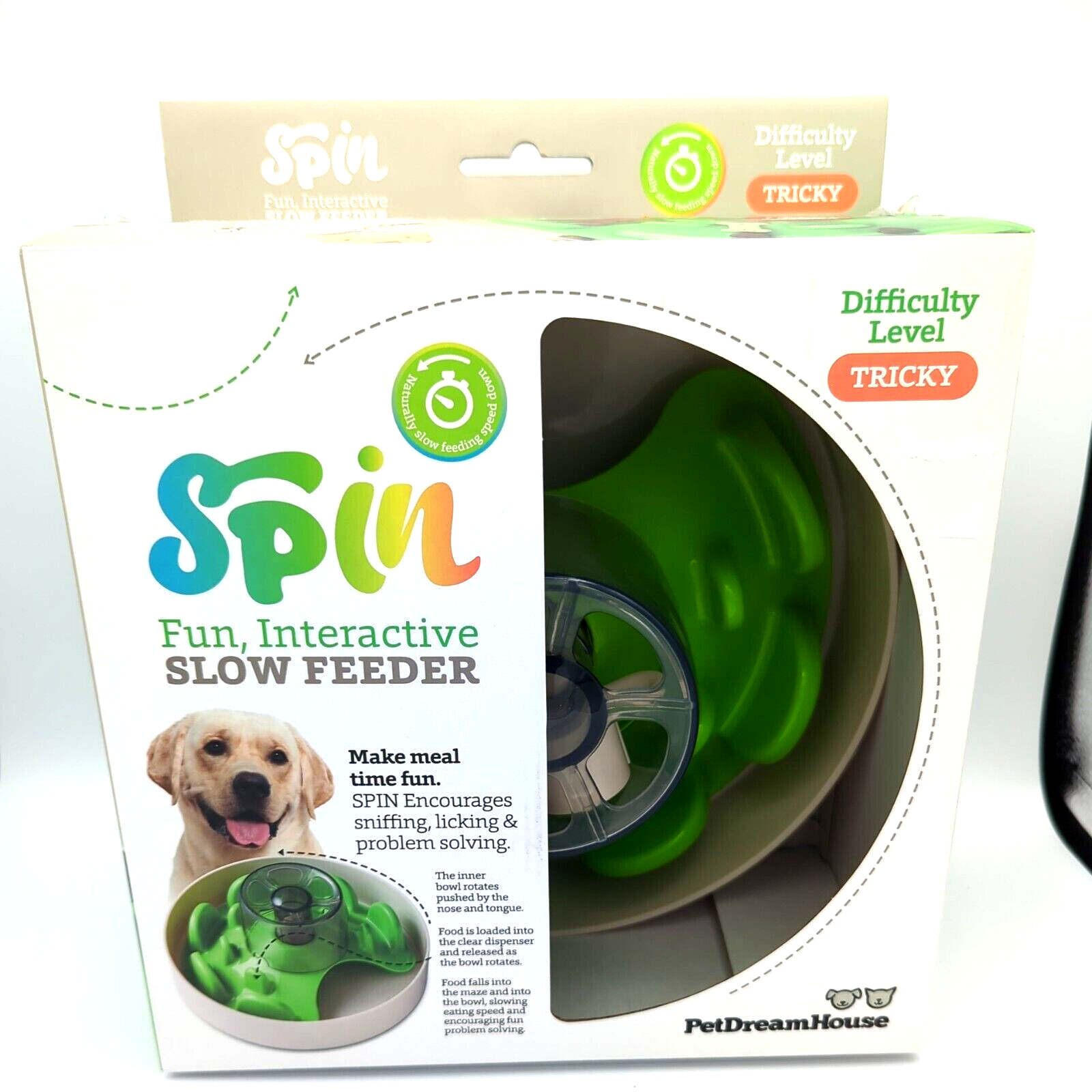 pet dream house spin bowl