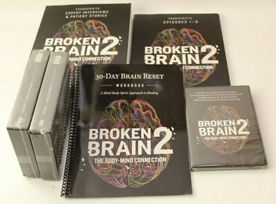 Bücherset Broken Brain 2 The Body-Mind Connection Sachbuch Dr. Mark Hyman (L)