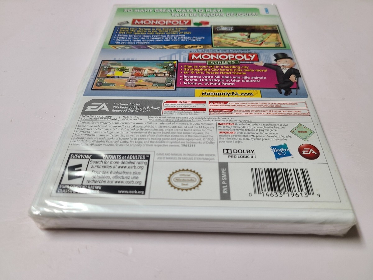 Monopoly Collection (Nintendo Wii, 2011) NEW 14633196139| eBay