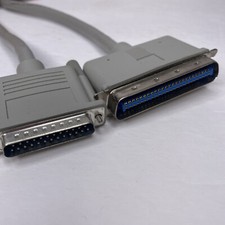 28  DB25 25-Pin DB 25 Male to DB50 50-Pin DB 50 Male Serial Printer Cable Cord