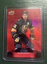 2020-21 Tim Hortons Upper Deck Hockey Red Die-Cut Variant MARK STONE card #DC-28