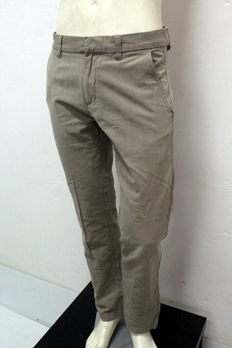 Pantaloni Uomo Calvin Klein Jeans Tg W30 L34 Slim Fit Beige Eleganti Usati - Imagen 6 de 17