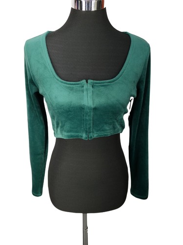 Urban Nation Green Velvet Long Sleeve 
