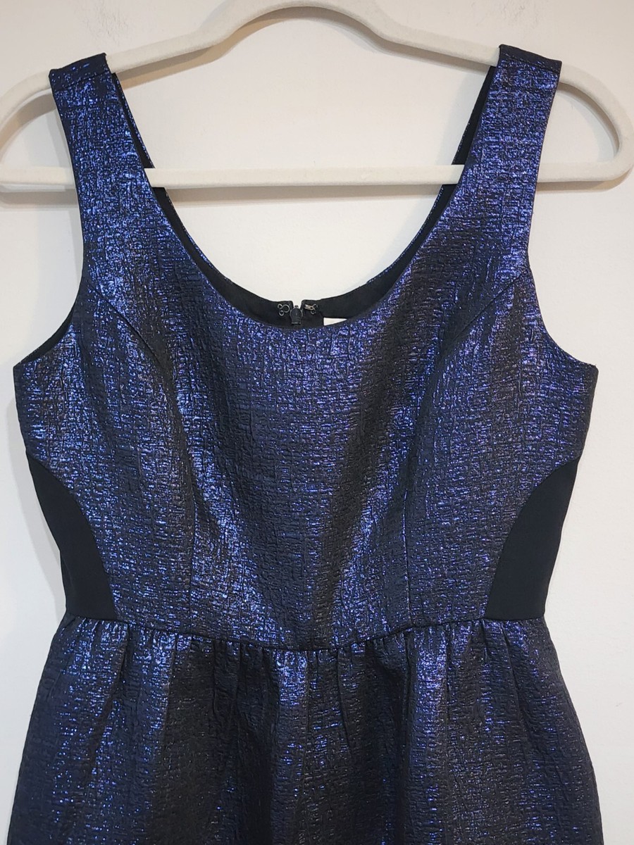 cocktail and party shoshanna dresses Shoshanna Dress Blue Shimmer Size 6 Party Cocktail