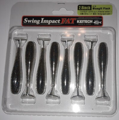 Keitech Swing Impact Fat 2,8'' Weichkunststoffköder 418 Bluegill Flash Farbe