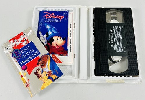 Walt Disney Beauty & The Beast VHS Tape RARE EDITION CHRISTMAS LEAD 92 1992 EUC - Picture 4 of 10
