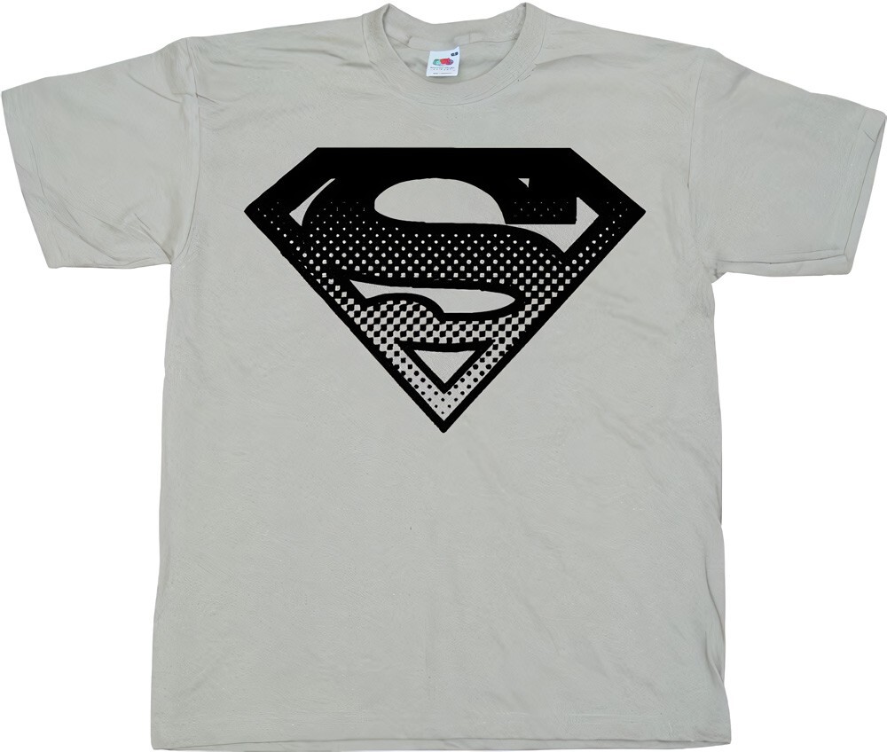 Футболка с надписью Superman Halfton Shield цвета хаки 5590₽
