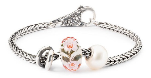TROLLBEADS Glasbead, Blühendes Glück-LIMITIERT, 925 Sterlingsilber, TGLBE-30085 - Bild 3 von 13