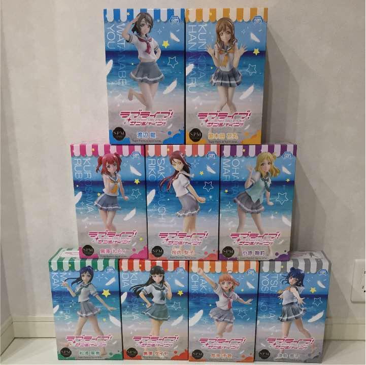 SEGA - ラブライブ！サンシャイン  SPM フィギュア  9体  未開封 Amazon.com: Sega Love Live! Sunshine!! Aozora Jumping Heart