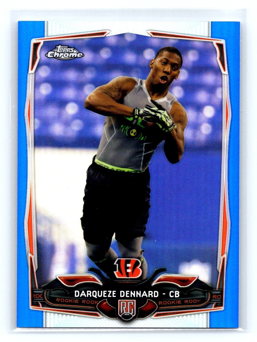 2014 Topps Chrome #204 Darqueze Dennard Blue Rookie Refractor 77