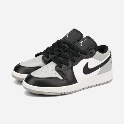 Nike GS Air Jordan 1 Low Shadow Toe Grey 553560-052 Size 3.5Y-7Y