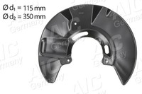 Spritzblech Bremsscheibe AIC 56019 Stahlblech FüR VW Transporter T5 Bus 7HB 7HJ