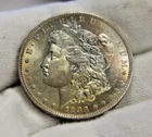 Nicely Toned  1883 O US Morgan Silver Dollar $1 Unc
