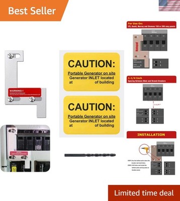 Safety-First Generator Interlock Kit - Fits ITE, Siemens, 150/200 Amp Systems