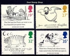 GB 1988 Edward Lear SG1405 - SG1408 Complete Set UNMOUNTED MINT MNH