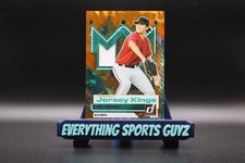 2025 Donruss Baseball - #PJK-CC Cam Caminiti Prospect Jersey Kings Orange Ice RC