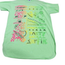Vintage 90s Surf's Up Neon Graphic T Shirt Fairly Animal Surfin Single Stitch