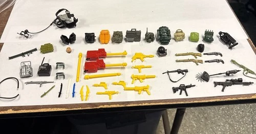 VHTF 1980s Accessories Weapons Lot Of 50+ Vintage OG G.I. Joe 3.75” ARAH ~NICE!