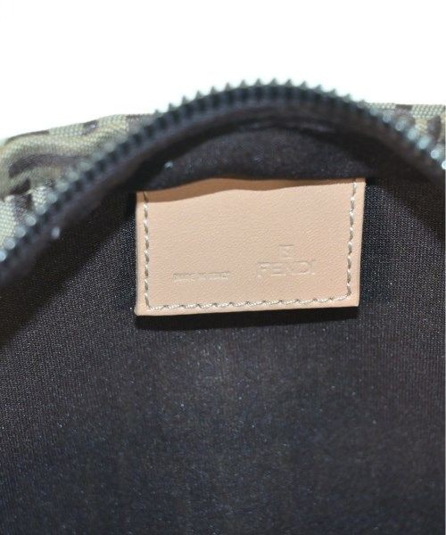 FENDI Handbag Beige Leather Canvas Zucchino Unisex From Japan thumbnail 4