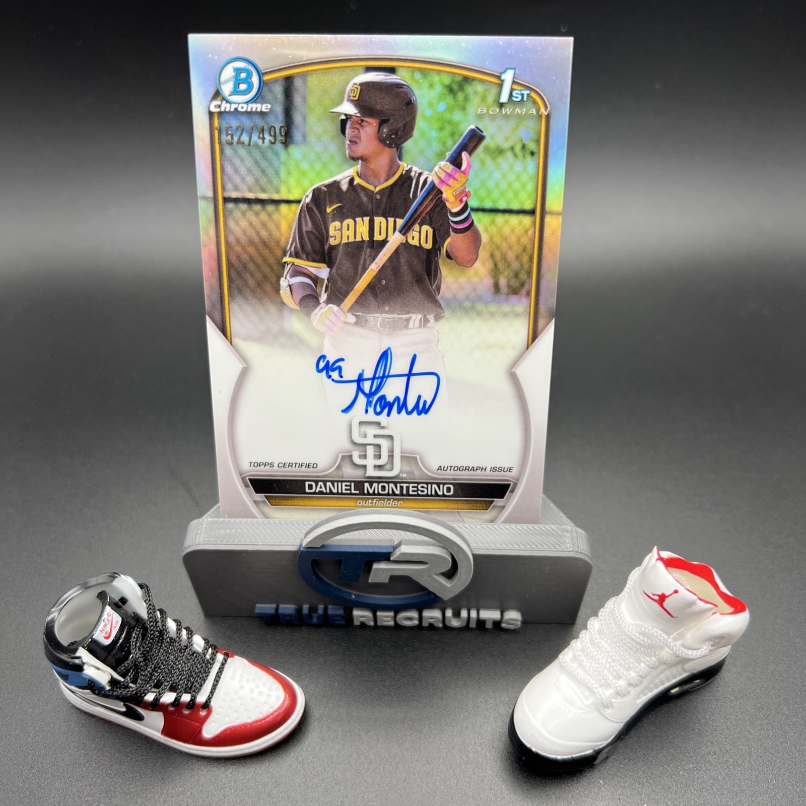 2023 Bowman - Chrome Prospect Autographs Daniel Montesino #CPA-DM Refractor /499