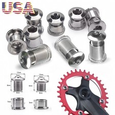 MTB Road Bike Chainring Bolts Single Double Triple Speeds Screws Stainless Steel