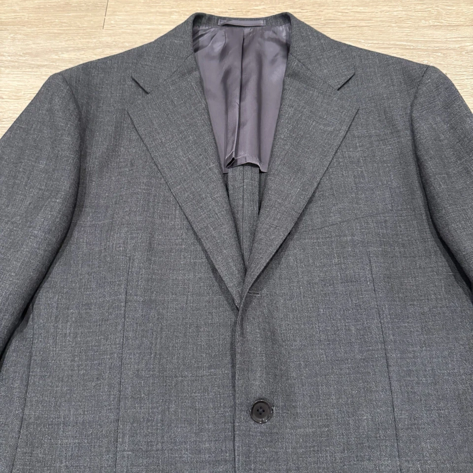 The Armoury Blazer Men’s 50 Gray Model 3 Sport Coat Ring Jacket Made In Japan - Image 4 of 4