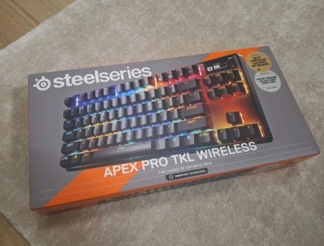 SteelSeries Apex Pro Tkl Wireless Gaming Keyboard Rgb Mechanical NEW & SEALED