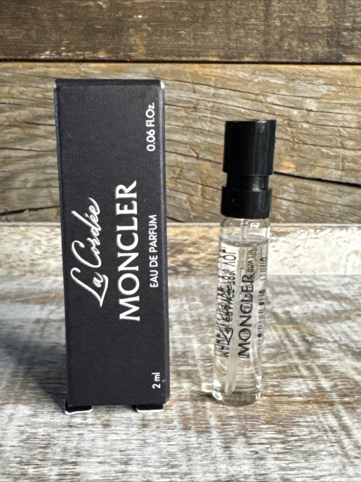 Moncler La Cordee Eau de Parfum 2ml Sample NIB | MSRP = $16