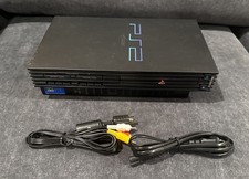 Official Sony PlayStation 2 PS2 Console w Wires Works Great Fast Shipping