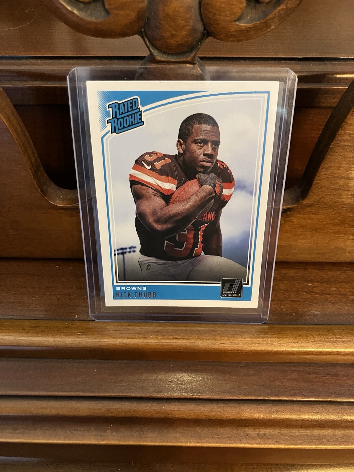 2018 Panini Donruss - Rated Rookie Nick Chubb #308 (RC)