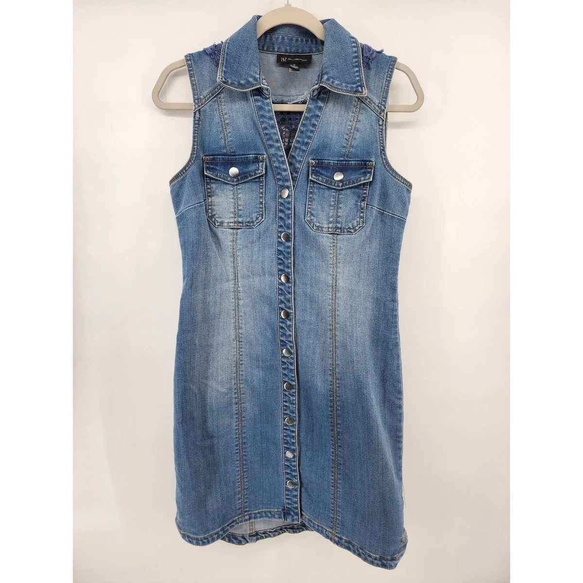 inc shirt dress INC International Concepts Women's Solid Shirt Dresses for sale
