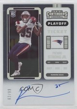 2022 Panini Contenders Rookie RPS Playoff Ticket 83/99 Pierre Strong Jr Auto fm0