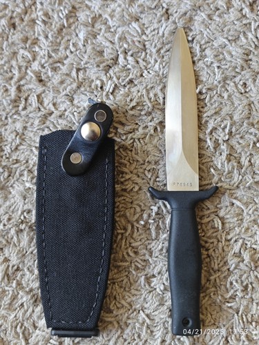 Gerber Mark I Hoffritz Dagger Knife w/ Sheath – Vintage USA Made –F7694S