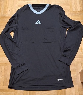 Adidas Schiedsrichter Trikot 2022 2023 Referee 22 23 schwarz Langarm Gr. M