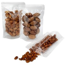 50 Pack Clear Resealable Bags for Small Business 7 X 10.2 Inches