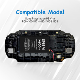 SHENMZ PS Vita 1000 Battery [2025 Version] - 4600mAh 0 Cycle Replacement for Son