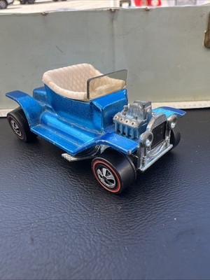 Vintage Hot Wheels Redline 1968 Light Icy Blue Hot Heap US - ?