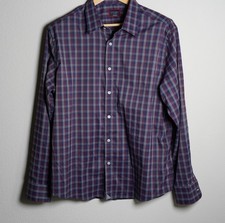 UNTUCKit Shirt Mens XL Button Up Check Pico Multicolor Wrinkle Free
