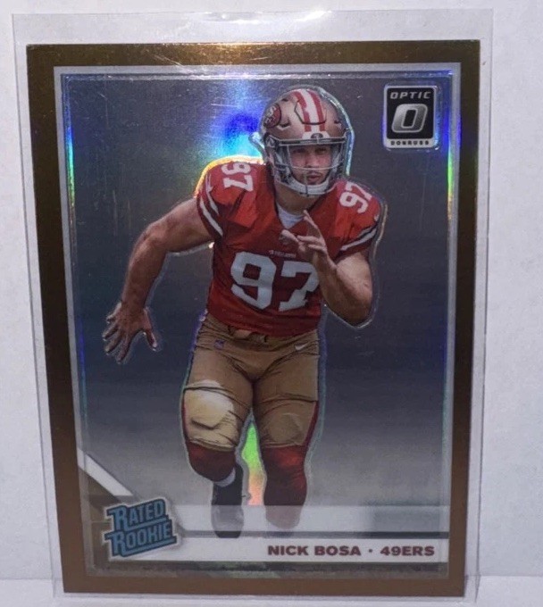 2019 Panini Donruss Optic - Rated Rookie Nick Bosa #168 Bronze Prizm (RC)