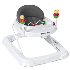Baby Walker, Foldable Activity Walker with Adjustable Height, Large Tray  Remov