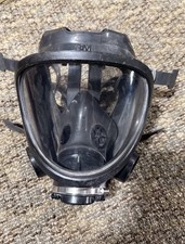 3M Full Facepiece Reusable Respirator, Mask Black