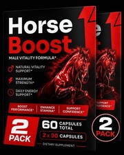 Horse Boost Mens Health Support Capsules 2 Pa...