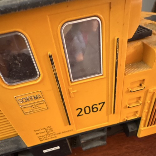 LGB Schoema 2067 Diesel Locomotive G Scale Analog Yellow/Black Light Function - Picture 2 of 7