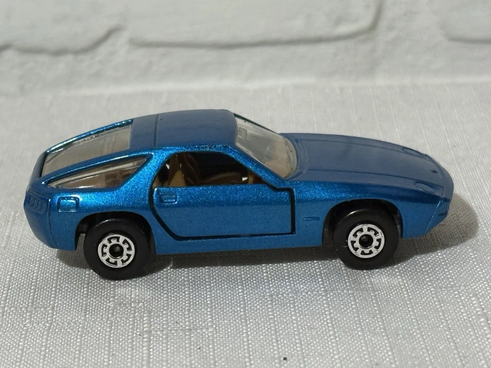 Lot of 2 Matchbox Superfast Lesney #59 Porsche 928 Blue Black Original Box 1979 - Image 3 of 4