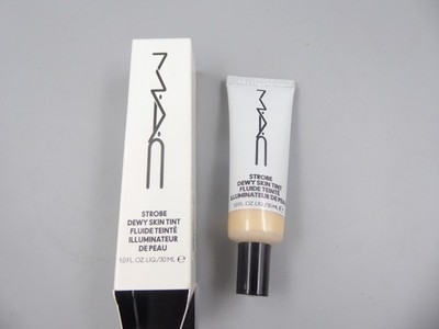 NIB M.A.C. STROBE DEWY SKIN TINT ~ LIGHT 1 ~ 1 fl oz/30ml full size