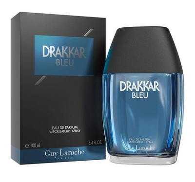 DRAKKAR BLEU BY GUY LAROCHE -MEN-EDP-SPRAY-3.4 OZ-100 ML-AUTHENTIC-FRANCE